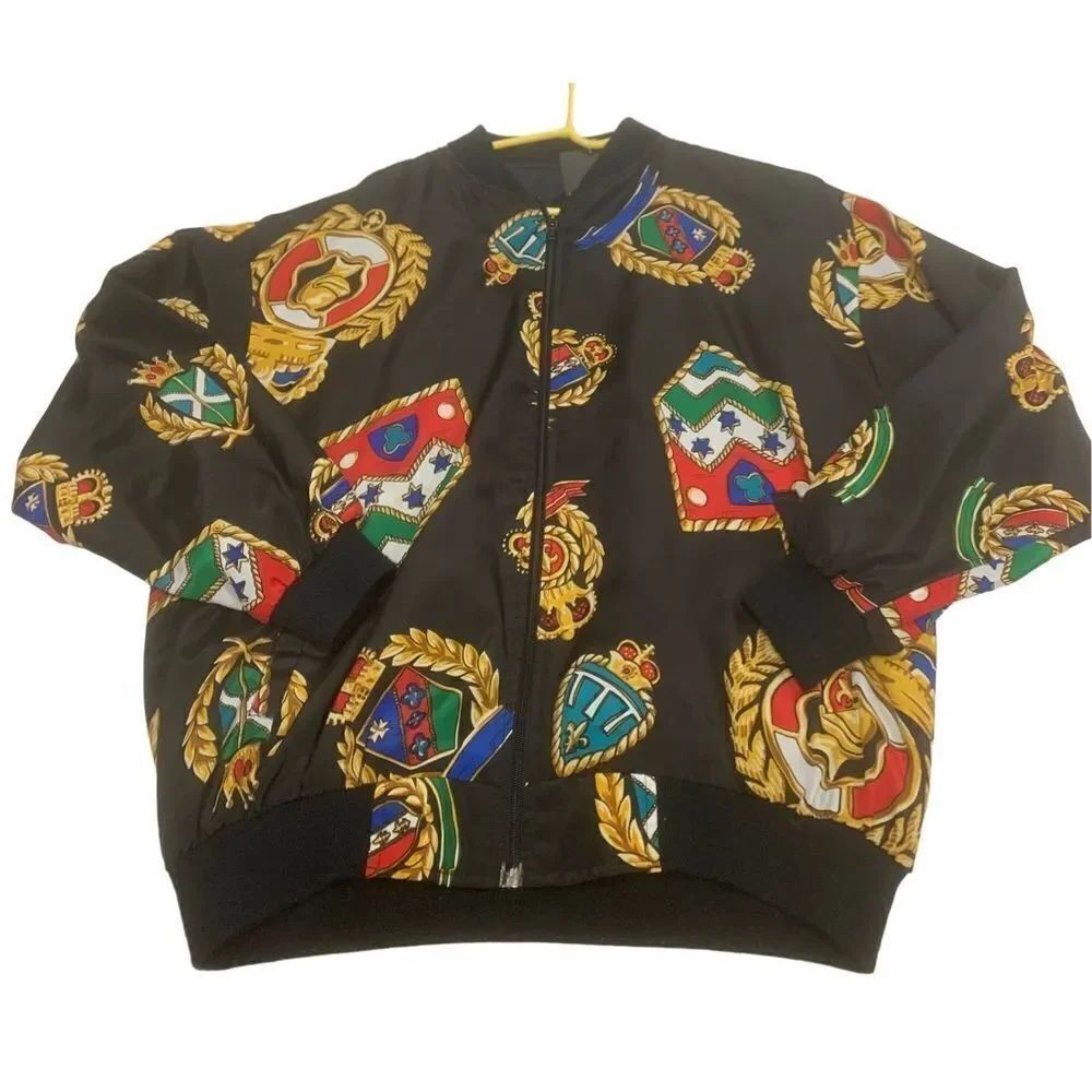 Vintage Graphic Windbreaker Jacket